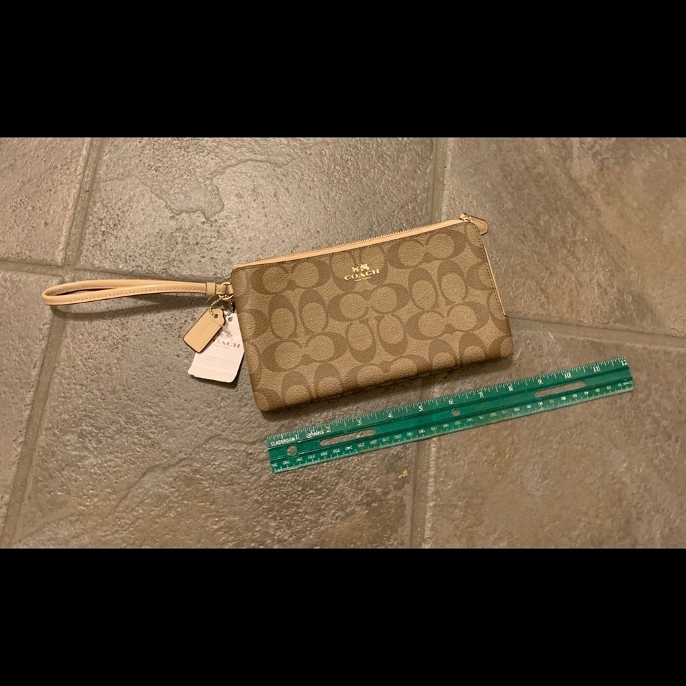 Coach NWT double zip wallet/wristlet - Picture 6 of 16